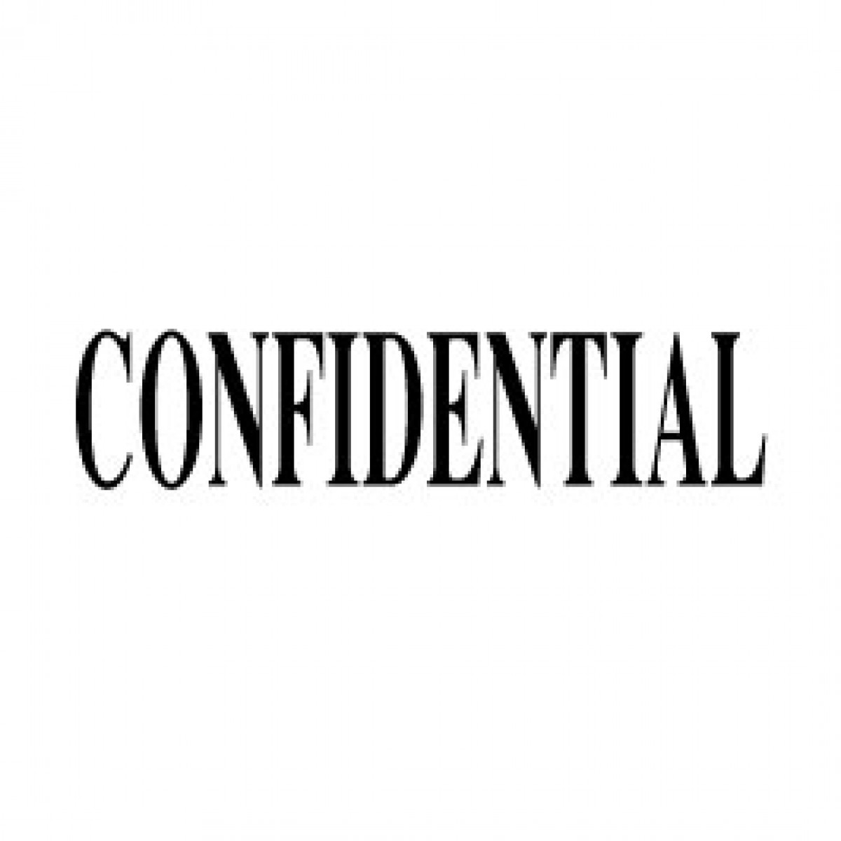 Confidential Stamp