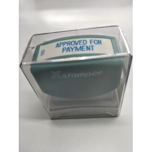 X-Stamper Approved for Payment - Blue ↓