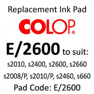 Colop E/2600 Ink Pad ↓
