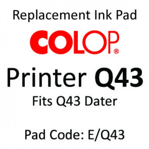 Colop Q43 Ink Pad ↓