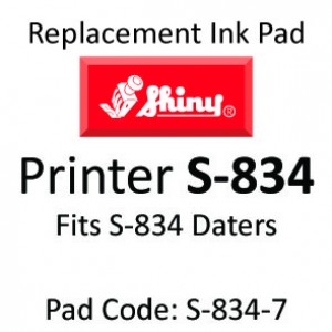 Shiny 834 Ink Pad ↓