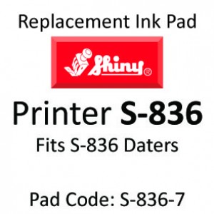 Shiny 836 Ink Pad ↓